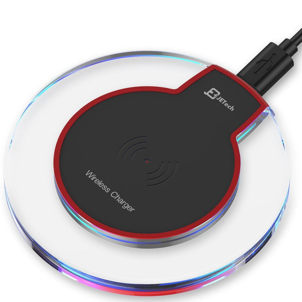 Wireless Charger, JETech Ultra-Slim Wireless Charging Pad for Samsung S7/S7 Edge/S6/S6 Edge, Nexus 7/6/5/4(2013), Nokia Lumia 920, LG Optimus Vu2, HTC 8X / Droid DNA and All Qi-Enabled Devices - 2170